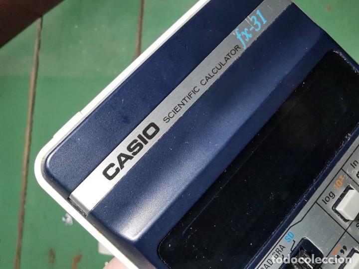 Antig&uuml;edades: Calculadora Casio Scientific Calculator FX-31 - Foto 28