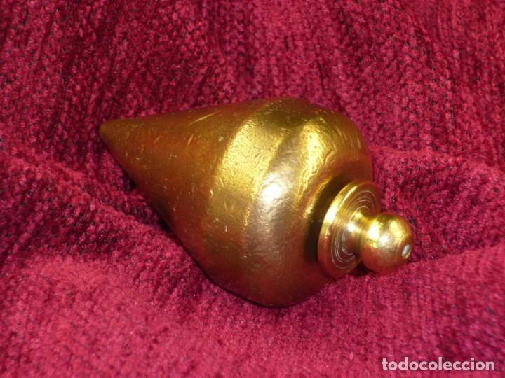 Antig&uuml;edades: Plomada para Construcci&oacute;n. Sin nuez. Plumb bob for Construction. Nutless. Bronce. - Foto 3
