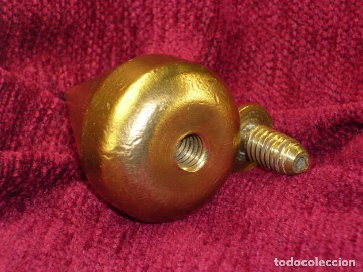 Antig&uuml;edades: Plomada para Construcci&oacute;n. Sin nuez. Plumb bob for Construction. Nutless. Bronce. - Foto 5