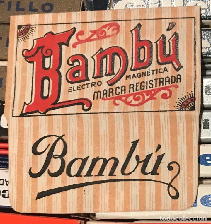 Antig&uuml;edades: CUCHILLA DE AFEITAR BAMB&Uacute; HOJA - Foto 1