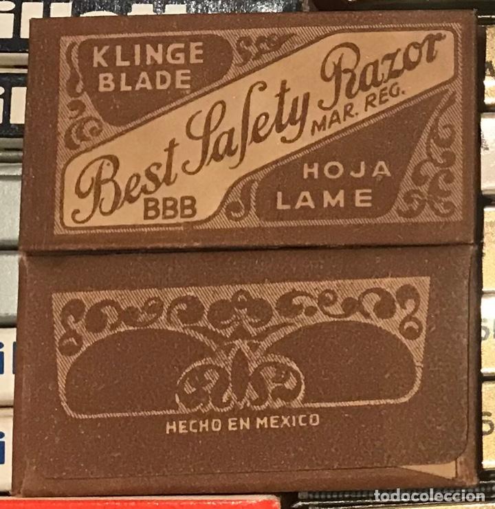Antig&uuml;edades: CUCHILLA DE AFEITAR BEST SAFETY RAZOR HOJA - Foto 1
