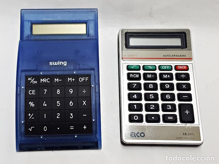 Antig&uuml;edades: Lote de 5 Calculadoras, varias marcas. - Foto 4