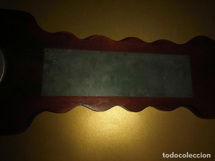Antig&uuml;edades: CONJUNTO ANTIGUO BAROMETRO Y TERM&Oacute;METRO - Foto 9