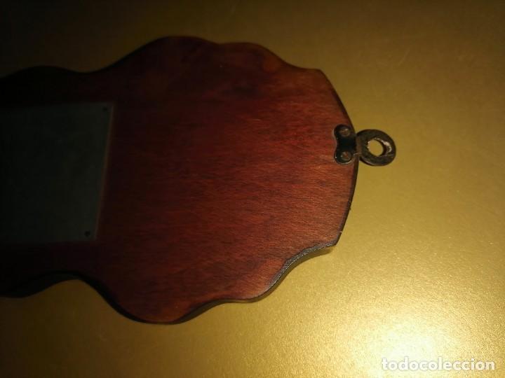 Antig&uuml;edades: CONJUNTO ANTIGUO BAROMETRO Y TERM&Oacute;METRO - Foto 11