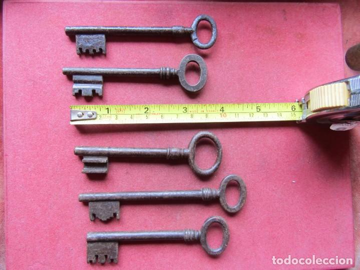 Antig&uuml;edades: Lote de 5 llaves Antiguas - Foto 4