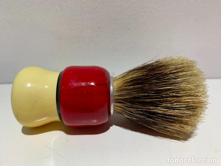 Antig&uuml;edades: ANTIGUA BROCHA DE BARBERO - Foto 2