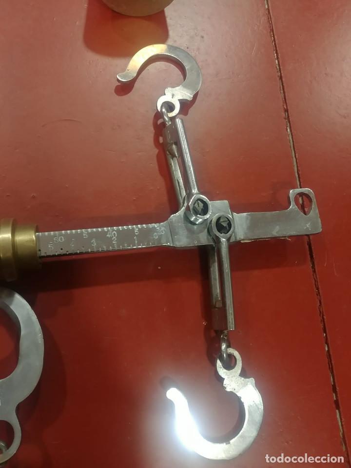 Antig&uuml;edades: Balanza romana alcance 150 kg - Foto 6