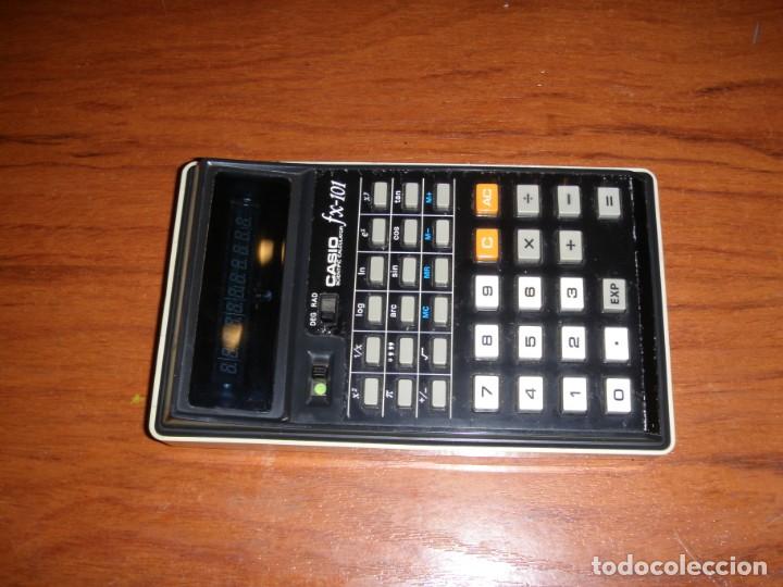 Antig&uuml;edades: CALCULADORA CASIO FX-101 FX101 FUNCIONANDO - Foto 2