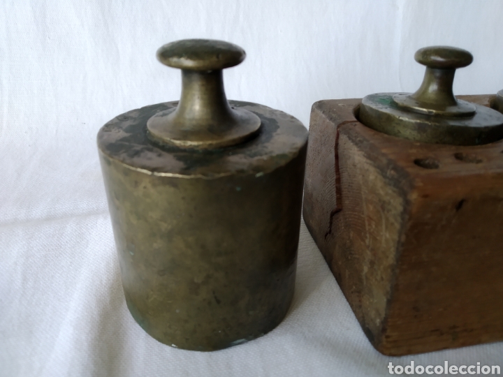 Antig&uuml;edades: ANTIGUO JUEGO DE PESAS - Foto 9