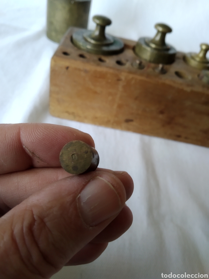 Antig&uuml;edades: ANTIGUO JUEGO DE PESAS - Foto 10