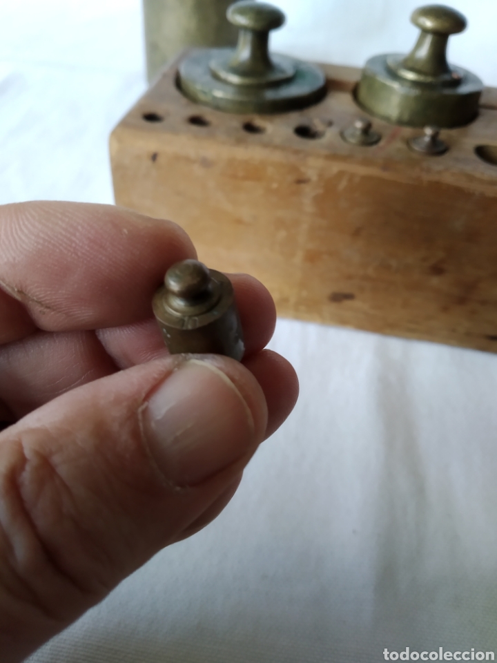 Antig&uuml;edades: ANTIGUO JUEGO DE PESAS - Foto 28