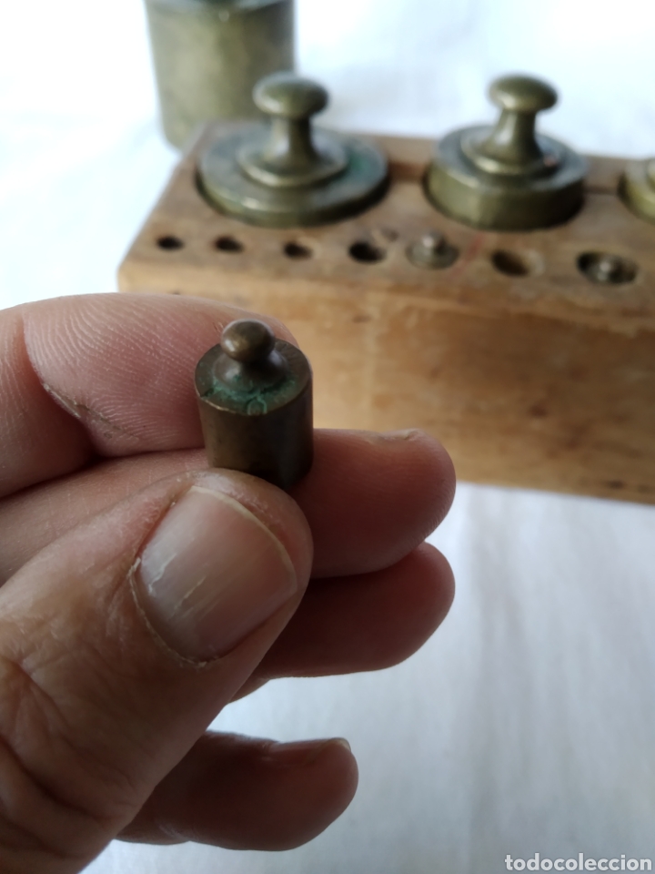 Antig&uuml;edades: ANTIGUO JUEGO DE PESAS - Foto 29