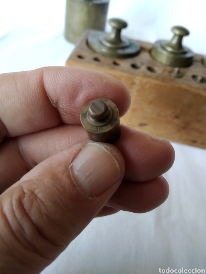 Antig&uuml;edades: ANTIGUO JUEGO DE PESAS - Foto 34