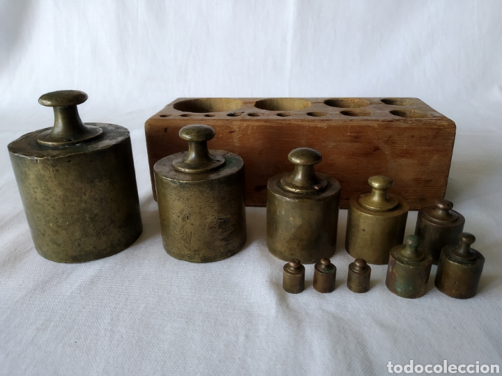 Antig&uuml;edades: ANTIGUO JUEGO DE PESAS - Foto 36
