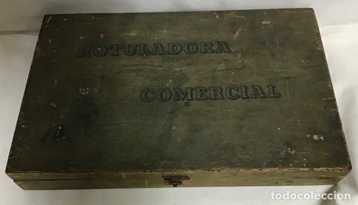 Antig&uuml;edades: ANTIGUA ROTULADORA COMERCIAL FLEX - Foto 2