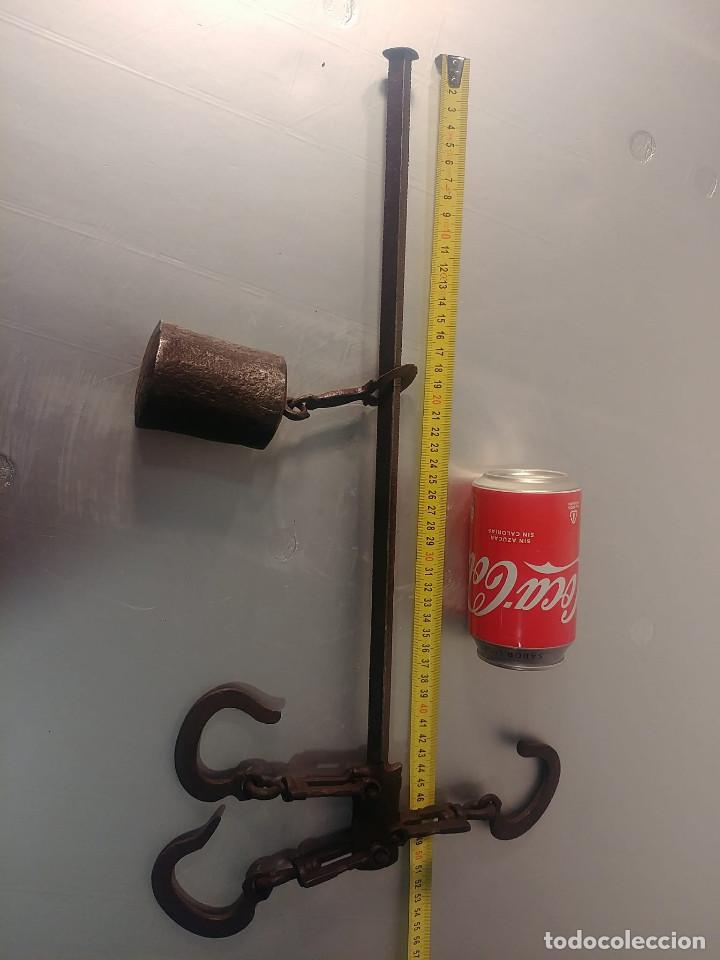Antig&uuml;edades: Romana de pesaje alcance 54 kg - Foto 6