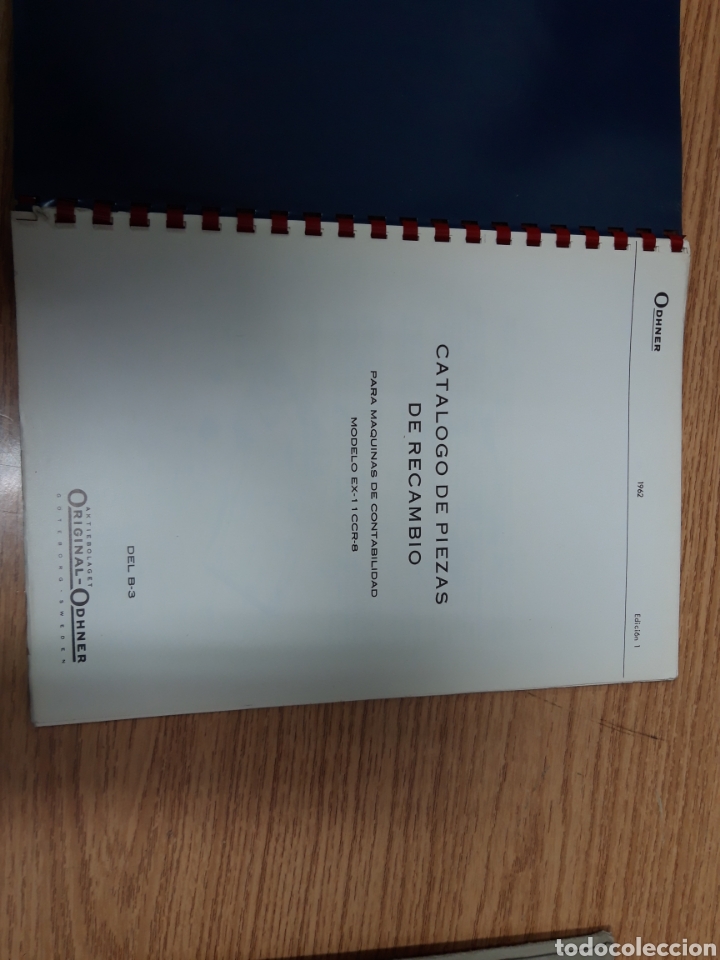 Antig&uuml;edades: Catalogo piezas de recambio Original - Odhner. - Foto 2