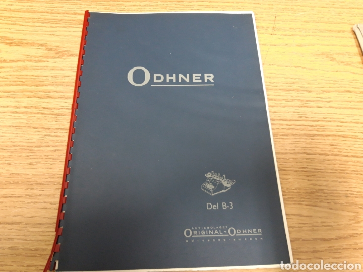 Antig&uuml;edades: Catalogo piezas de recambio Original - Odhner. - Foto 1