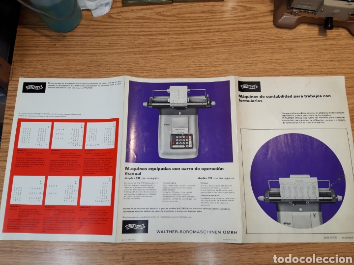 Antig&uuml;edades: Catalogo Maquinas de contabilidad WALTHER - Foto 1