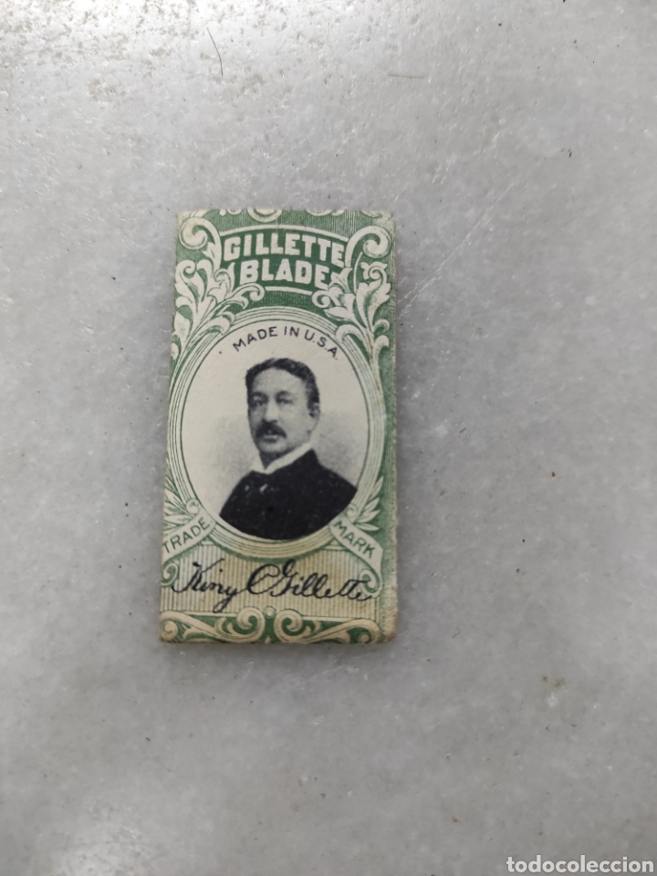 Antig&uuml;edades: Antigua cuchilla de afeitar Gillette Blade - Foto 1