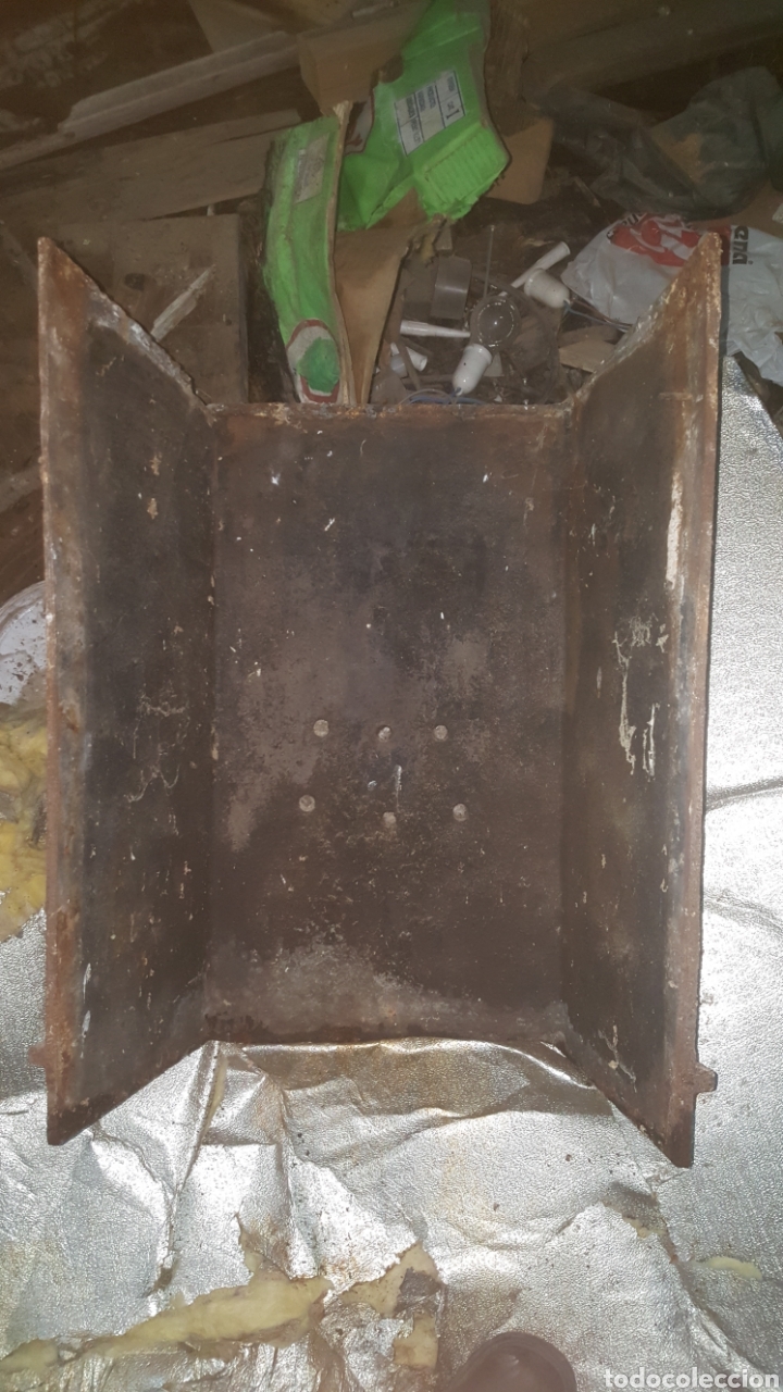 Antig&uuml;edades: frontal de hierro fundido para chimenea - Foto 13