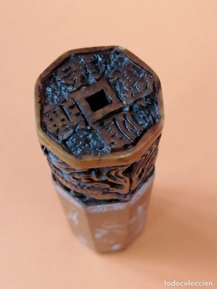 Antig&uuml;edades: ESTUCHE CON SELLO KOREANO Y RECIPIENTE CON LACRE ROJO - Foto 18
