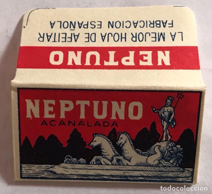 Antig&uuml;edades: CUCHILLA DE AFEITAR HOJA NEPTUNO - Foto 1