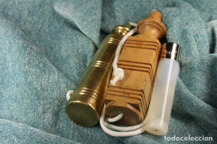 Antig&uuml;edades: Plomada completa bronce S.XX. Complete plumb bob bronze. - Foto 2