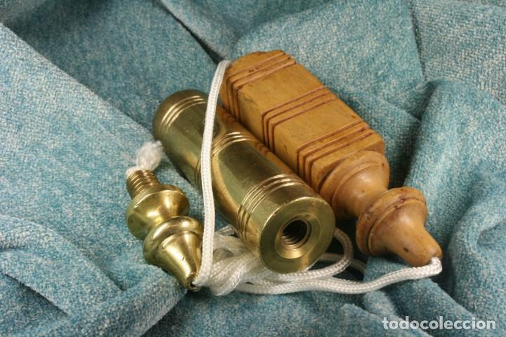 Antig&uuml;edades: Plomada completa bronce S.XX. Complete plumb bob bronze. - Foto 4