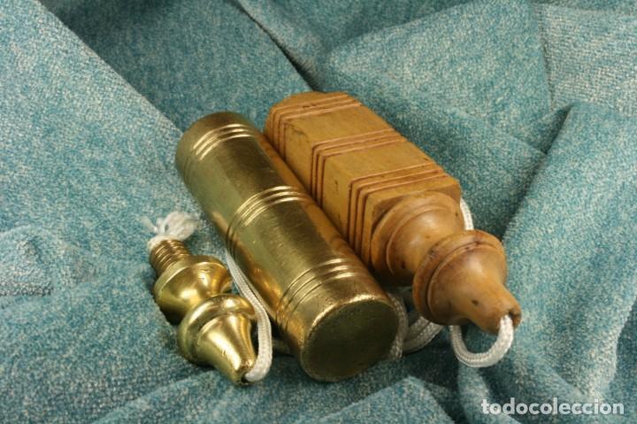 Antig&uuml;edades: Plomada completa bronce S.XX. Complete plumb bob bronze. - Foto 7