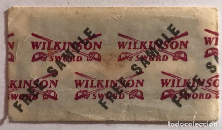 Antig&uuml;edades: CUCHILLA DE AFEITAR WILKINSON SWORD FREE SAMPLE HOJA - Foto 1