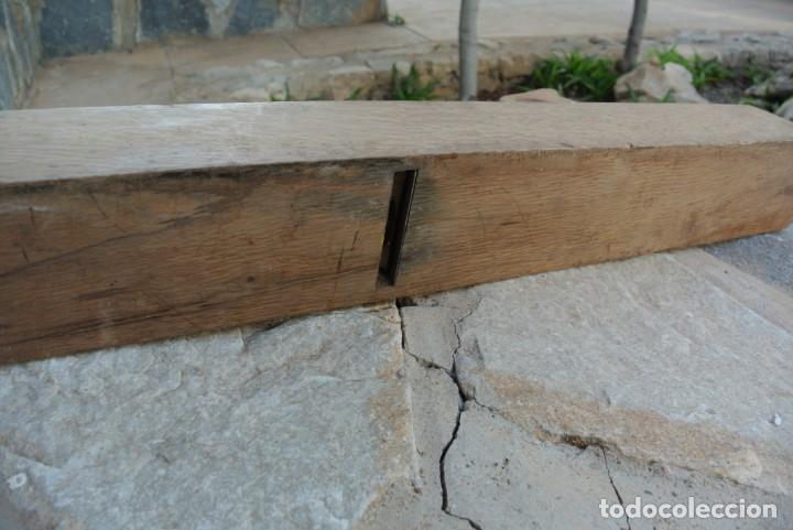 Antig&uuml;edades: ANTIGUA GARLOPA DE EBANISTA - Foto 4