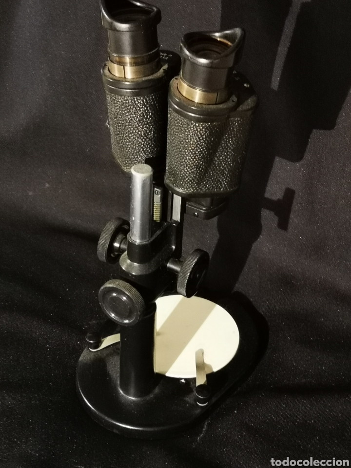 Antig&uuml;edades: Microscopio antiguo - Foto 3