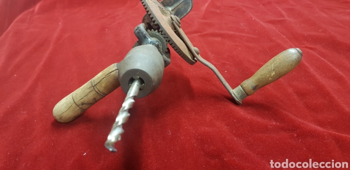 Antig&uuml;edades: TALADRO MECANICO MANUAL - Foto 3