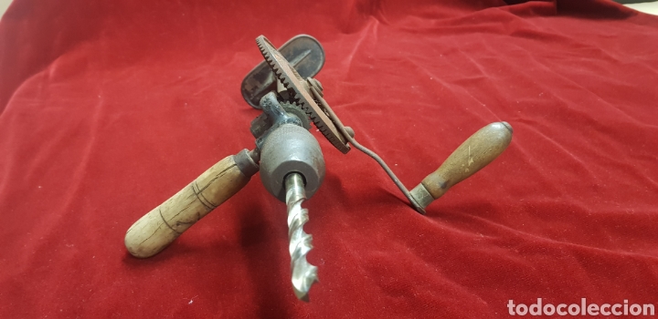 Antig&uuml;edades: TALADRO MECANICO MANUAL - Foto 4