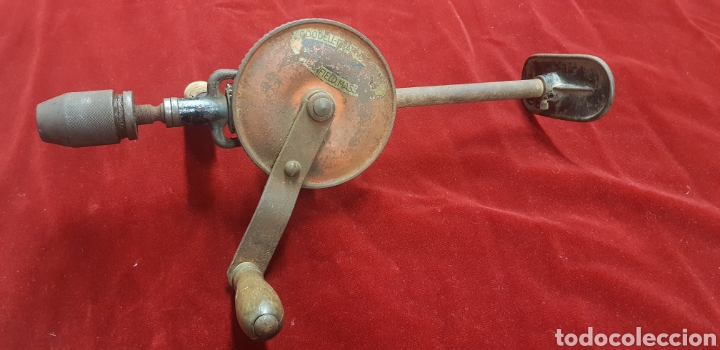 Antig&uuml;edades: TALADRO MECANICO MANUAL - Foto 5