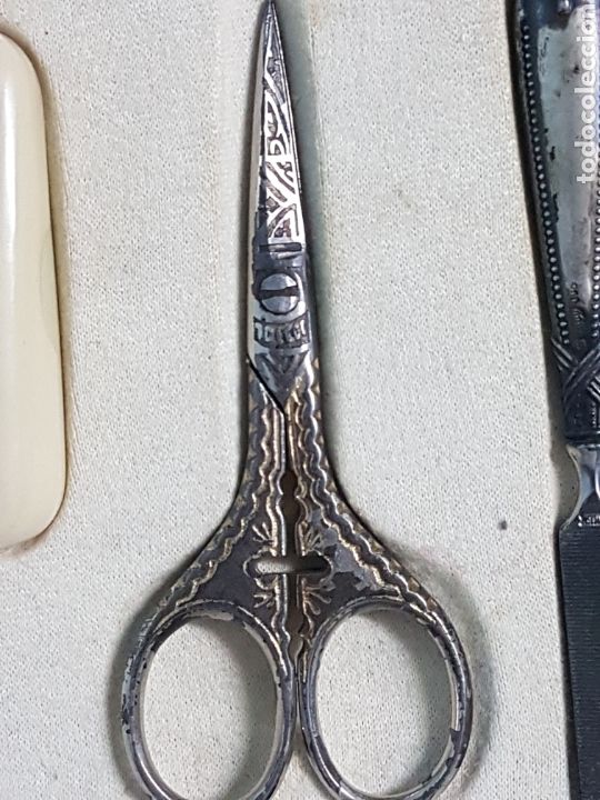 Antig&uuml;edades: ESTUCHE MANICURA DE PLATA - Foto 6