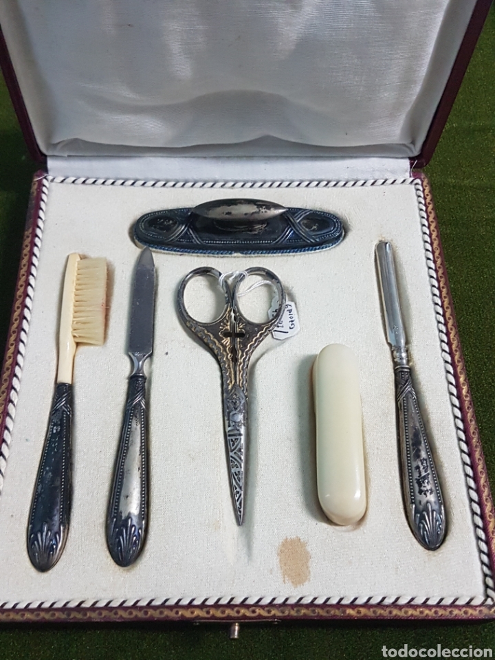 Antig&uuml;edades: ESTUCHE MANICURA DE PLATA - Foto 1