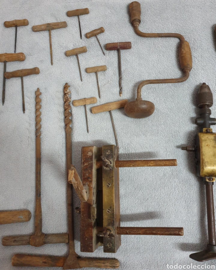 Antig&uuml;edades: Lote herramientas carpinter&iacute;a antiguas - Foto 3
