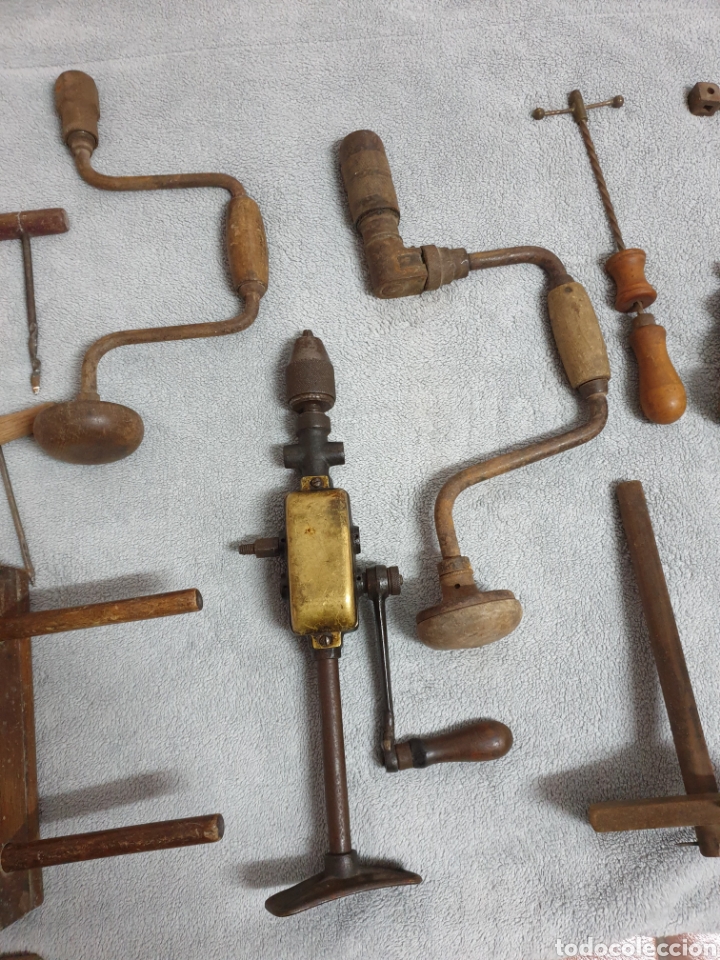 Antig&uuml;edades: Lote herramientas carpinter&iacute;a antiguas - Foto 4