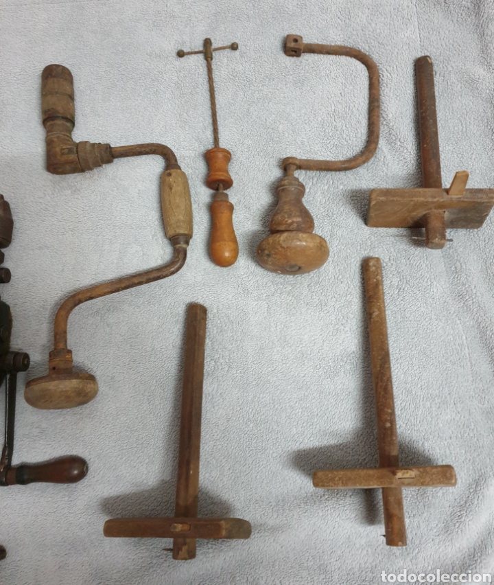 Antig&uuml;edades: Lote herramientas carpinter&iacute;a antiguas - Foto 5