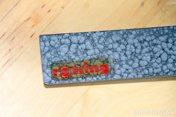 Antig&uuml;edades: ROTRING: REGLA METAL 65 cm - Foto 1