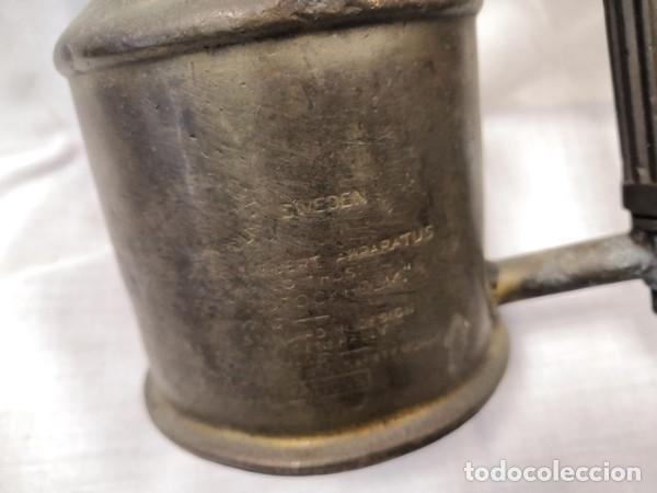 Antig&uuml;edades: ANTIGUO SOPLETE DE METAL SUIZO - Foto 2