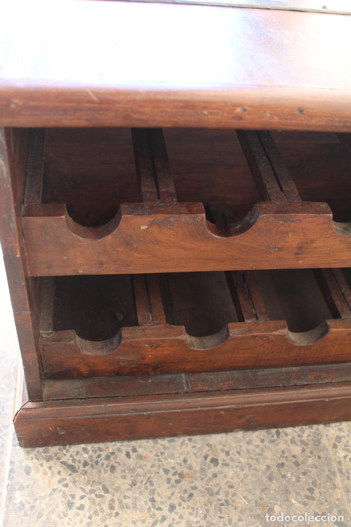 Antig&uuml;edades: caja baul cojunto cofre capitan de barco - Foto 3