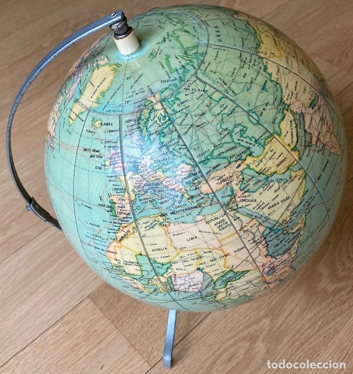 Antig&uuml;edades: GLOBO TERRAQUEO HINCHABLE DE LA MARCA PILOT. - Foto 3