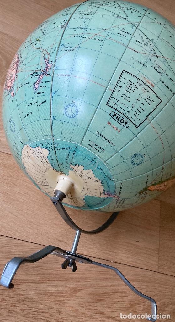 Antig&uuml;edades: GLOBO TERRAQUEO HINCHABLE DE LA MARCA PILOT. - Foto 4