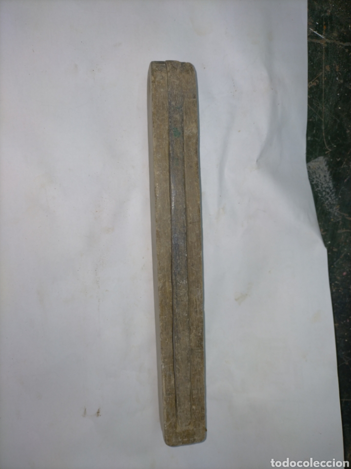 Antiques: Falsa escuadra antigua de madera