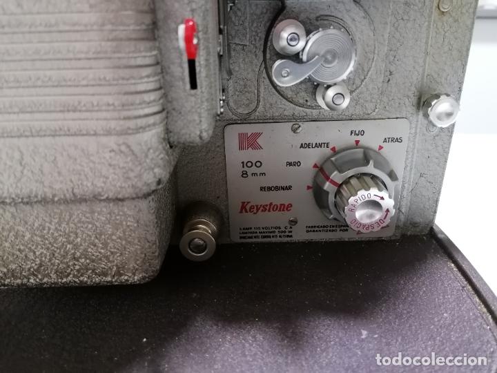 Antig&uuml;edades: PROYECTOR DE CINE 8 MM, MARCA KEYSTONE, MODELO K - 100 - Foto 4