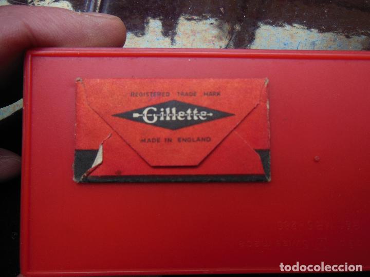 Antig&uuml;edades: Antigua hoja de afeitar .Thin Gillette Blade . - Foto 2