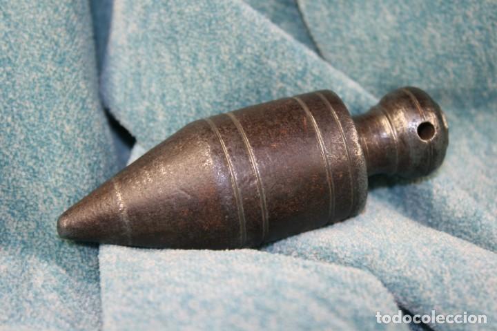 Antig&uuml;edades: Plomada Construcci&oacute;n sin nuez. S.XIX. Plumb bob Construction without nut - Foto 1